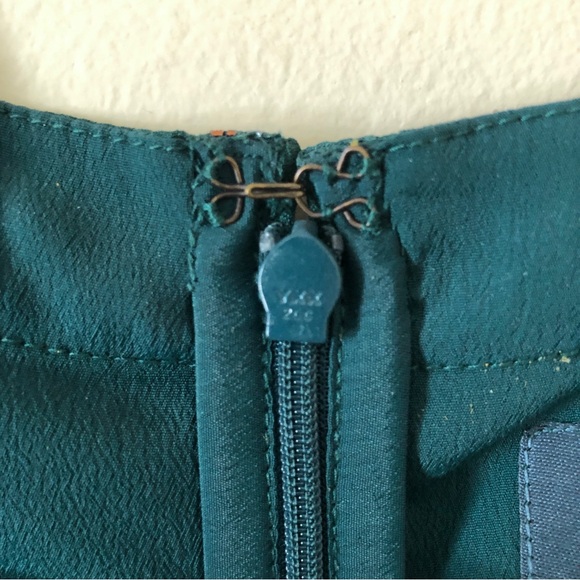 Modcloth Enchanting Evening Maxi Dress NWT Emerald Green and Gold Floor Length - Picture 8 of 16